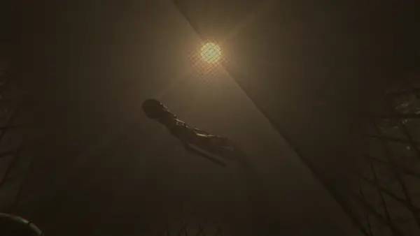 Кадр с взаимодействием персонажа и объекта в S.W.A.N.  Chernobyl Unexplored