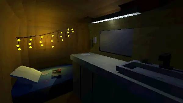 Кадр с взаимодействием персонажа и объекта в Sagebrush