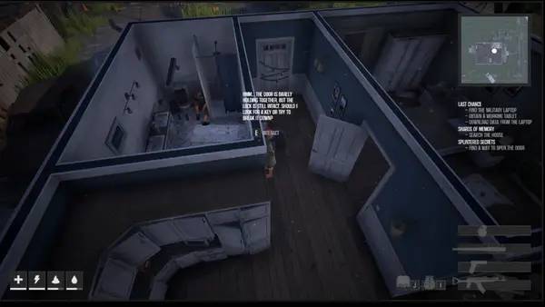 Кадр с взаимодействием персонажа и объекта в Saints of the Fallen Cross