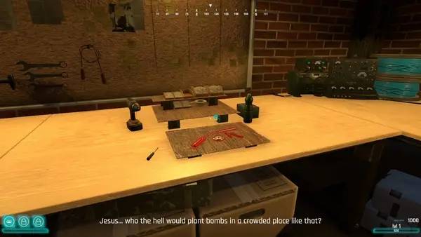 Кадр с взаимодействием персонажа и объекта в Sapper - Defuse The Bomb Simulator