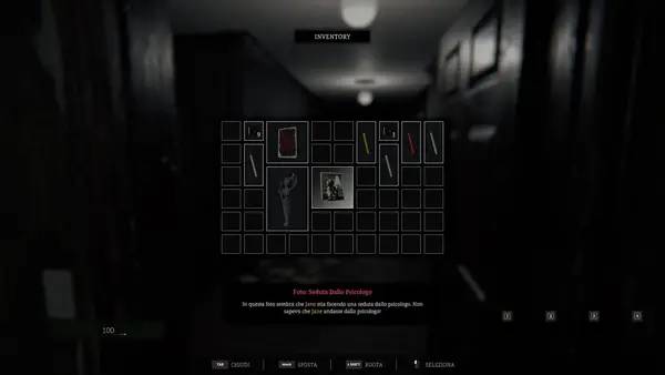Кадр с взаимодействием персонажа и объекта в Scary Shadow Spot  Last Farewell
