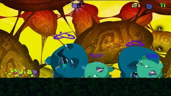 Кадр с взаимодействием персонажа и объекта в Schrodinger's Cat And The Raiders Of The Lost Quark