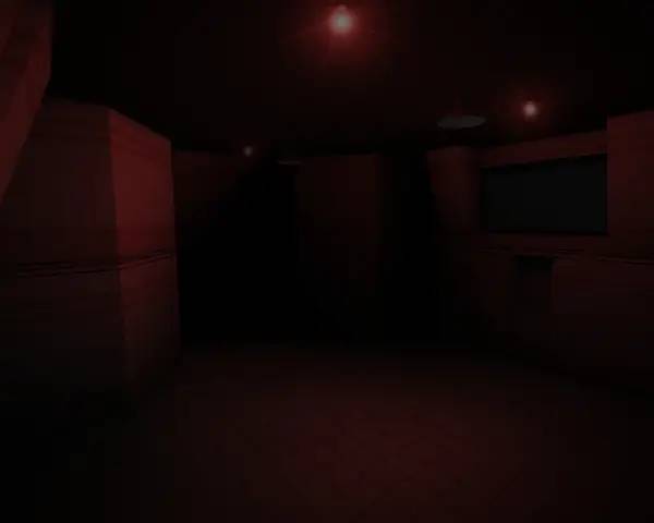 Кадр с взаимодействием персонажа и объекта в SCP  Containment Breach - Ultimate Edition