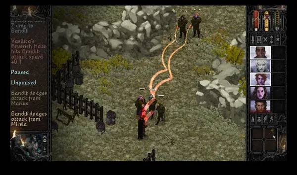Кадр с взаимодействием персонажа и объекта в Serpent in the Staglands
