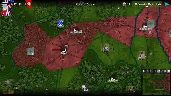 Кадр с взаимодействием персонажа и объекта в SGS Battle of the Bulge