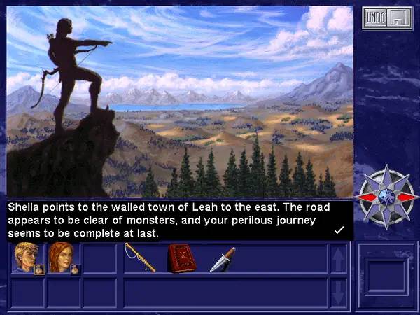 Кадр с взаимодействием персонажа и объекта в Shannara