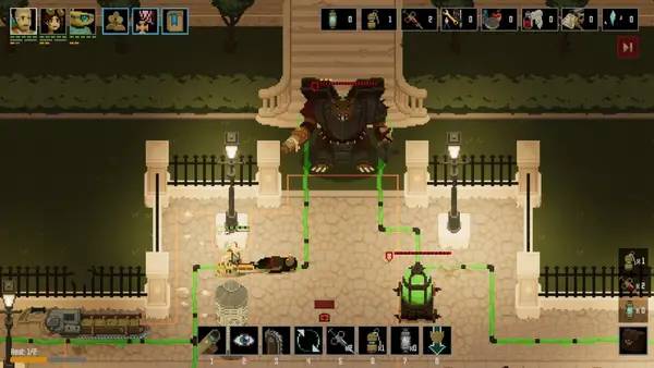 Кадр с взаимодействием персонажа и объекта в Shardpunk