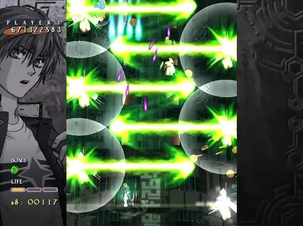 Кадр с взаимодействием персонажа и объекта в Shootvaders The Beginning