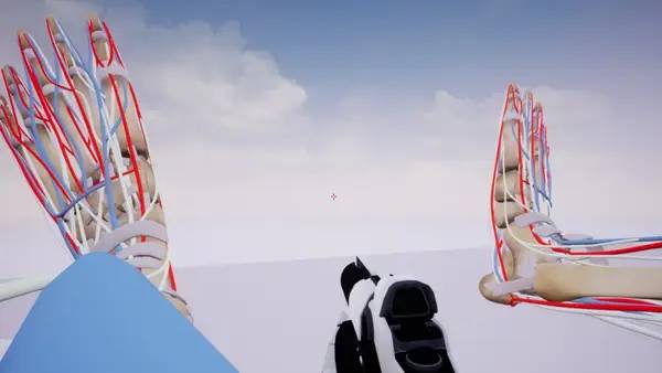 Кадр с взаимодействием персонажа и объекта в Shot the Body