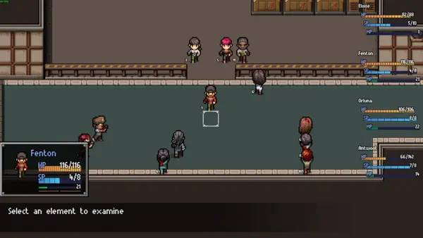 Кадр с взаимодействием персонажа и объекта в Singularity Tactics Arena