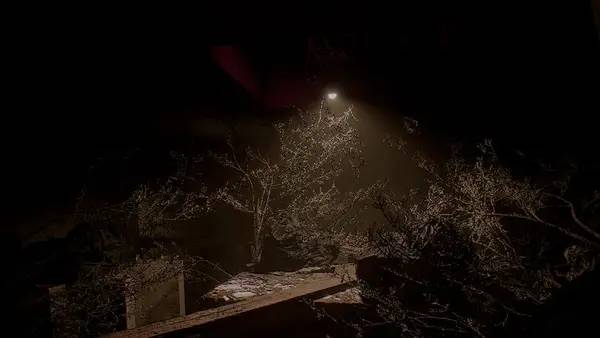 Кадр с взаимодействием персонажа и объекта в SKUF BACKROOMS