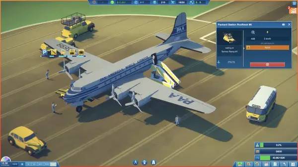 Кадр с взаимодействием персонажа и объекта в Sky Haven Tycoon - Airport Simulator
