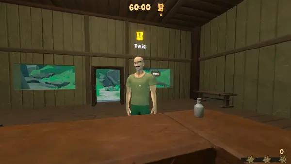 Кадр с взаимодействием персонажа и объекта в Smithworks