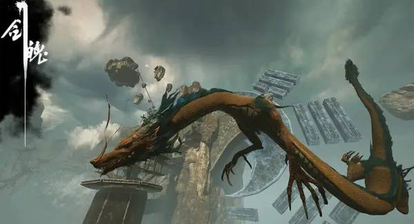 Кадр с взаимодействием персонажа и объекта в Souls of Blades