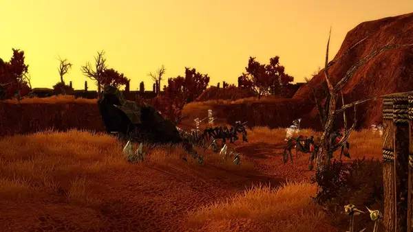 Кадр с взаимодействием персонажа и объекта в SpellForce 2 - Anniversary Edition