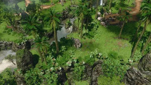 Кадр с взаимодействием персонажа и объекта в SpellForce 3  Fallen God