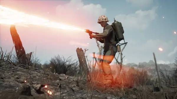 Кадр с взаимодействием персонажа и объекта в Squad 44