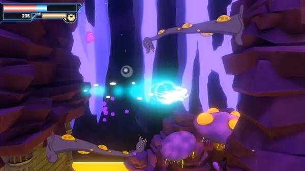 Кадр с взаимодействием персонажа и объекта в Stardrytch