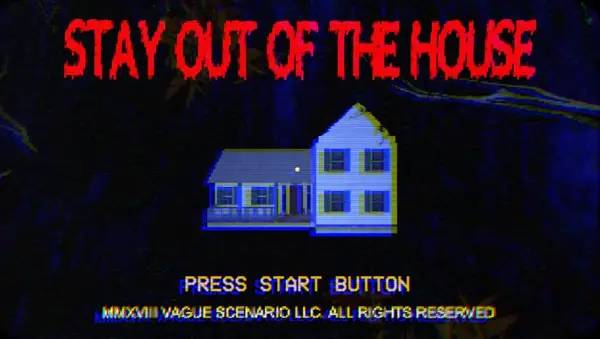 Кадр с взаимодействием персонажа и объекта в Stay Out of the House