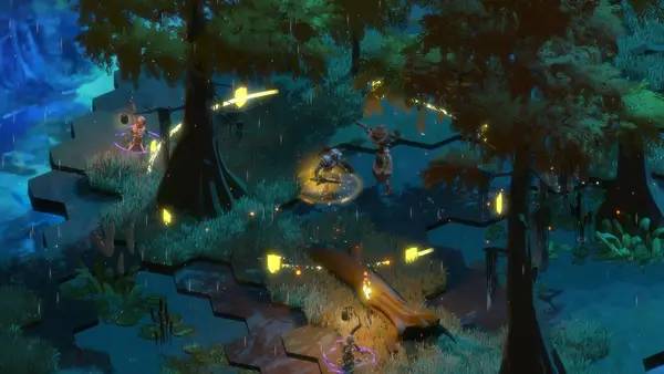 Кадр с взаимодействием персонажа и объекта в Stolen Realm