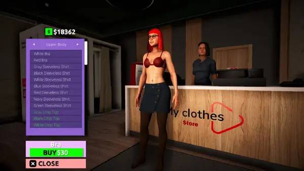 Кадр с взаимодействием персонажа и объекта в Streamer Life Simulator 2