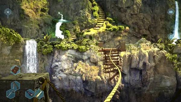 Кадр с взаимодействием персонажа и объекта в Subject 13