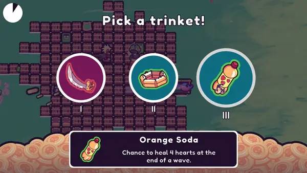 Кадр с взаимодействием персонажа и объекта в Super Raft Boat Together