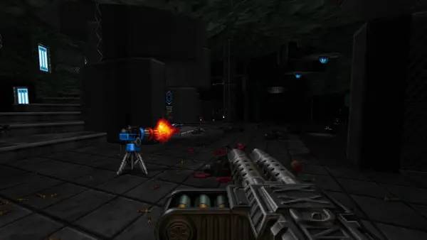 Кадр с взаимодействием персонажа и объекта в Supplice