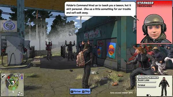 Кадр с взаимодействием персонажа и объекта в Survivalist  Invisible Strain