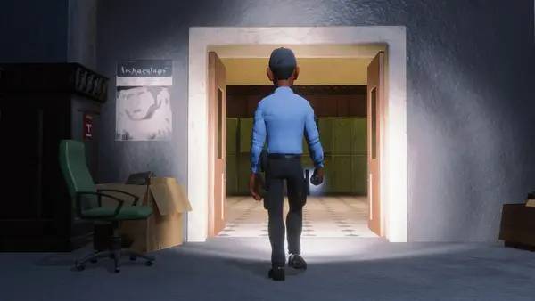 Кадр с взаимодействием персонажа и объекта в Tad the Lost Explorer