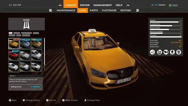 Кадр с взаимодействием персонажа и объекта в Taxi Life  A City Driving Simulator