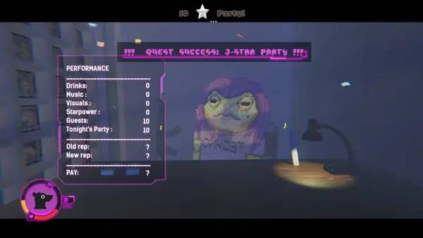 Кадр с взаимодействием персонажа и объекта в Techno Banter