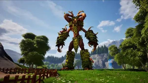 Кадр с взаимодействием персонажа и объекта в Teddy's Haven - A Fantasy Inspired Shop Simulator