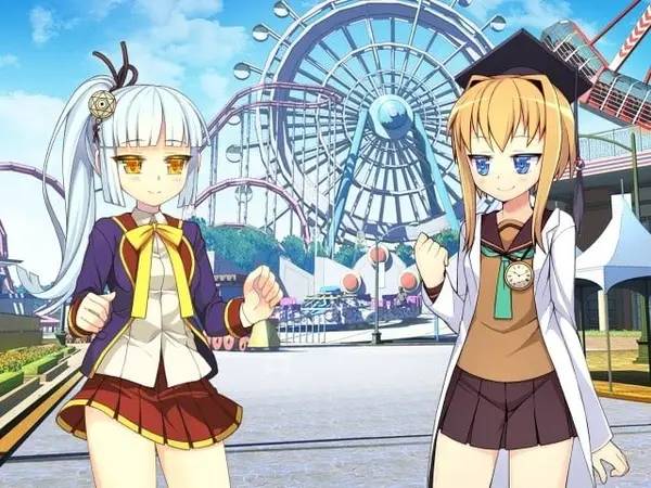 Кадр с взаимодействием персонажа и объекта в Terrible Laboratory