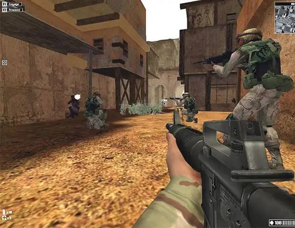 Кадр с взаимодействием персонажа и объекта в Terrorist Takedown  Conflict in Mogadishu (Army Ranger  Mogadishu)