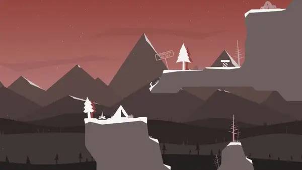 Кадр с взаимодействием персонажа и объекта в That Flipping Mountain