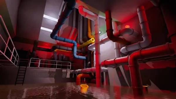 Кадр с взаимодействием персонажа и объекта в The Bradwell Conspiracy