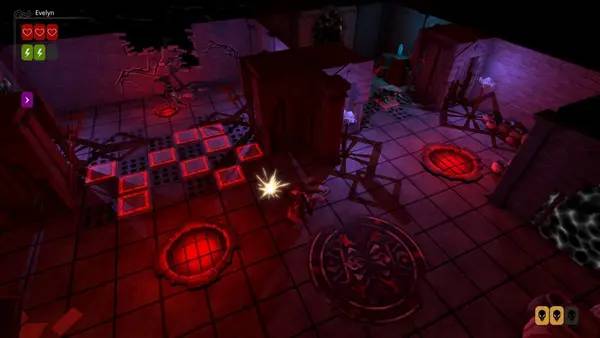 Кадр с взаимодействием персонажа и объекта в The Captives Plot of the Demiurge