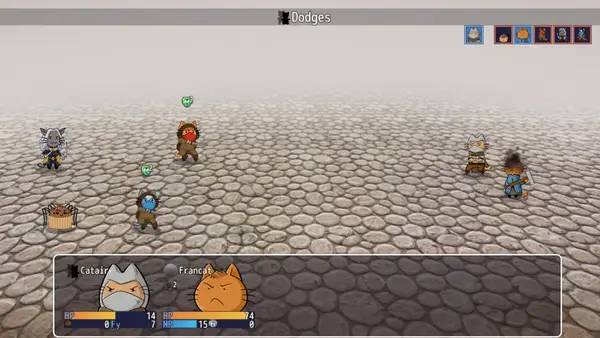 Кадр с взаимодействием персонажа и объекта в The Chronicles of Nyanya