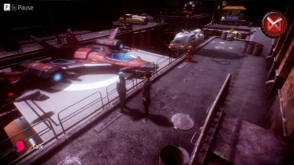 Кадр с взаимодействием персонажа и объекта в The Dawning Clocks of Time Remake