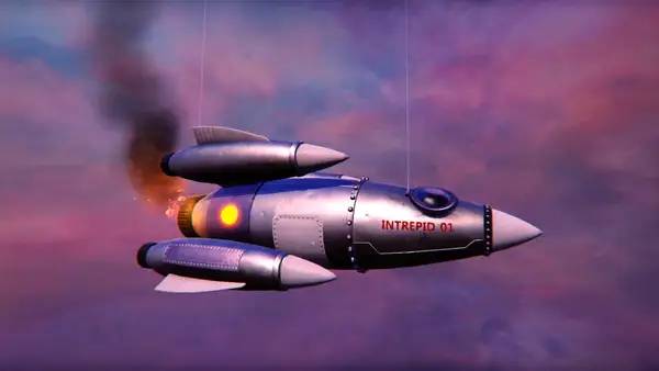 Кадр с взаимодействием персонажа и объекта в The Deadly Tower of Monsters