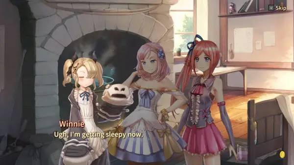 Кадр с взаимодействием персонажа и объекта в The Emerald Tablet