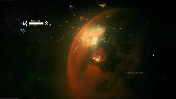 Кадр с взаимодействием персонажа и объекта в The Extinction