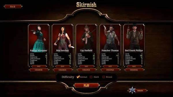 Кадр с взаимодействием персонажа и объекта в The Feud  Wild West Tactics