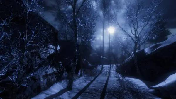 Кадр с взаимодействием персонажа и объекта в The Forgotten