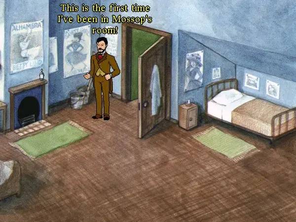 Кадр с взаимодействием персонажа и объекта в The Gene Machine