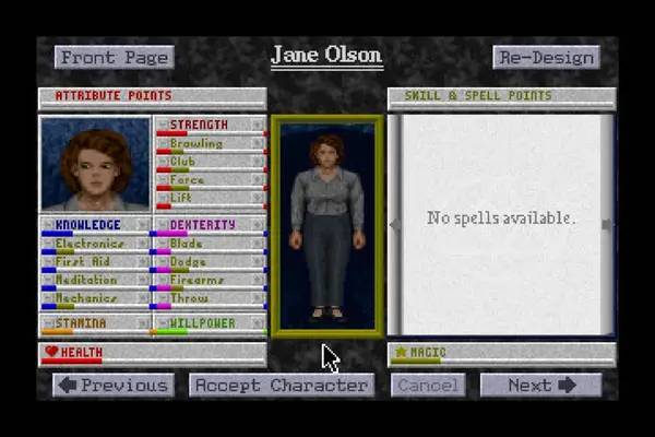 Кадр с взаимодействием персонажа и объекта в The Legacy Realm of Terror