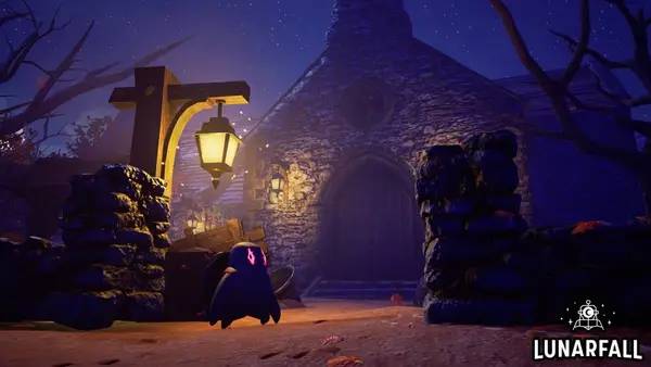 Кадр с взаимодействием персонажа и объекта в The Mysterious Misadventures of Mollie & Mordecai