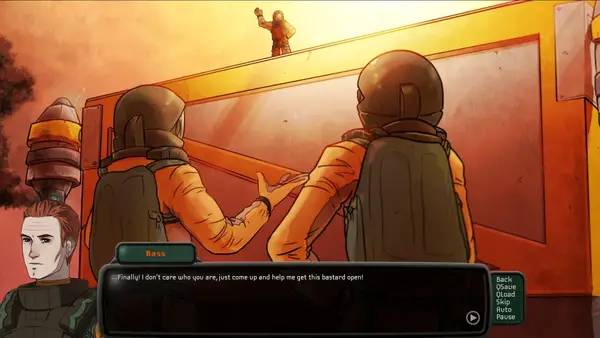 Кадр с взаимодействием персонажа и объекта в The Next World