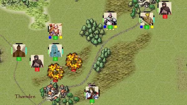 Кадр с взаимодействием персонажа и объекта в The Qaedon Wars - The Story Begins
